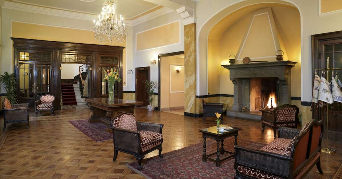 Een foto van het interieur van Hotel Sina Brufani