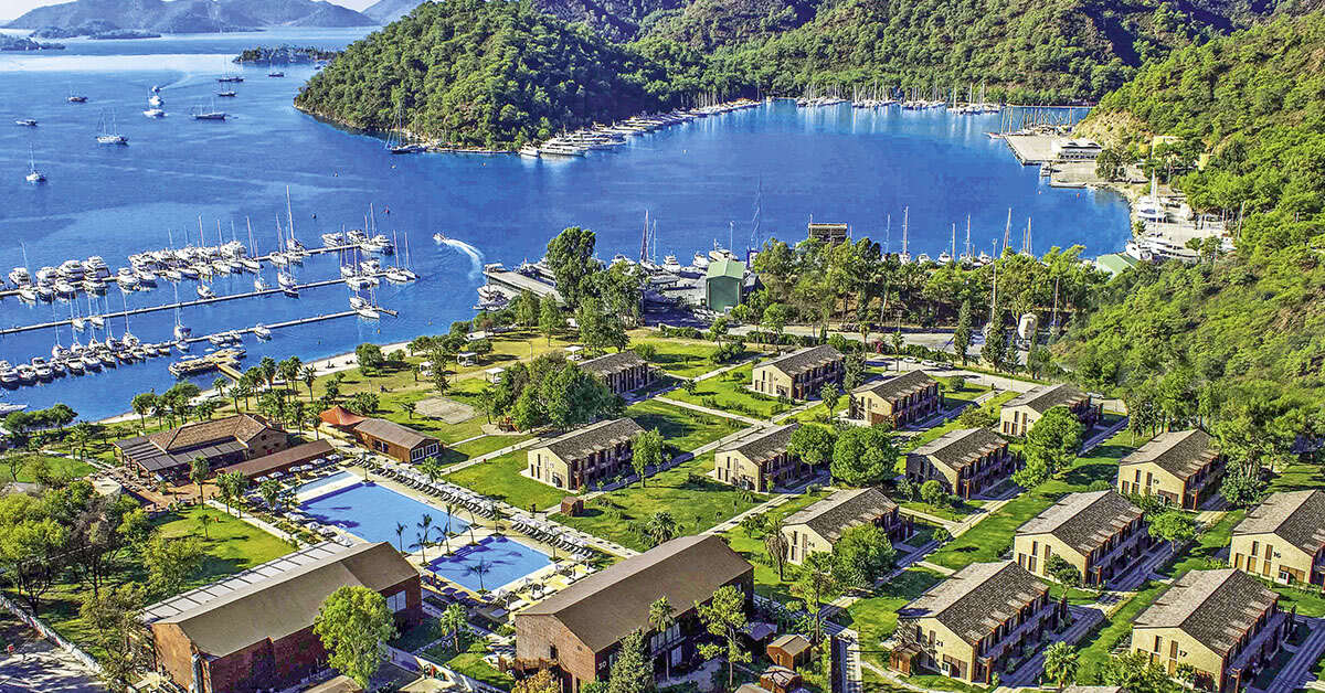 Een foto van een overzicht van Rixos Premium Gocek