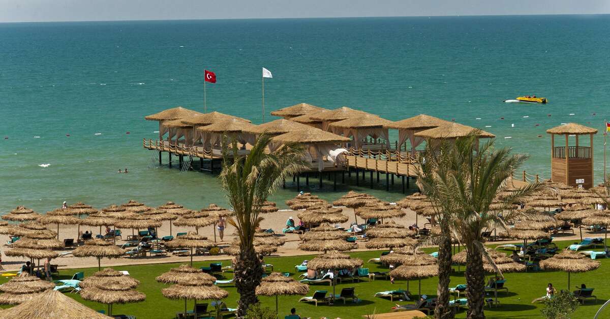 Ein Foto vom Strand beim Maxx Royal Belek Golf Resort