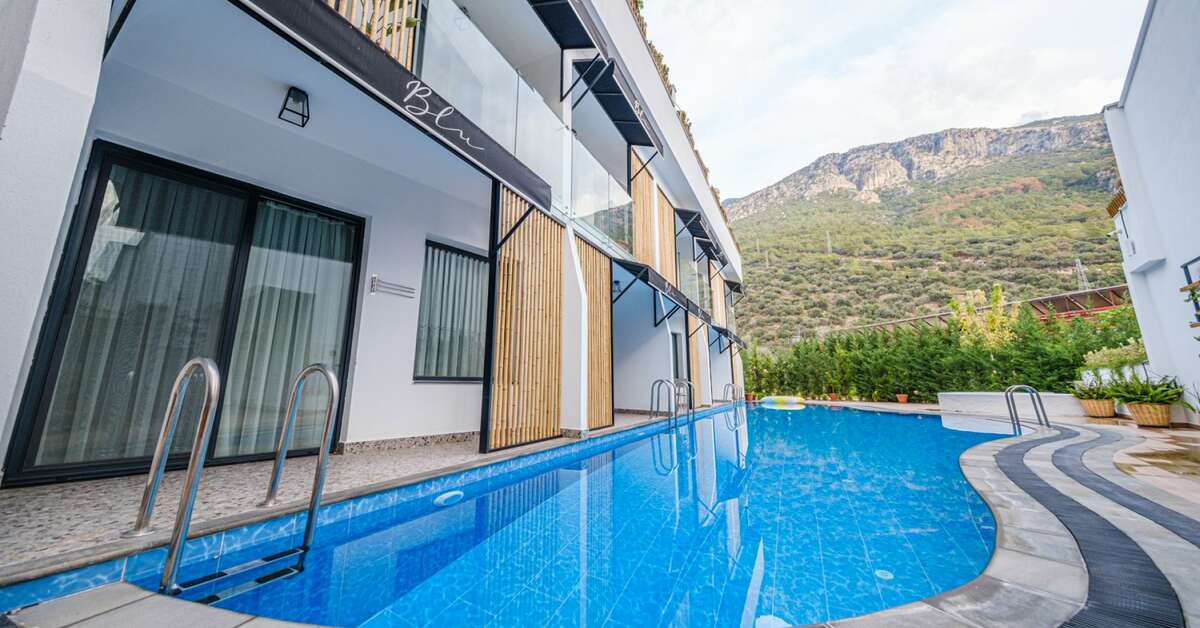 Een foto van het zwembad bij Blu Luxury Unique Hotel Oludeniz