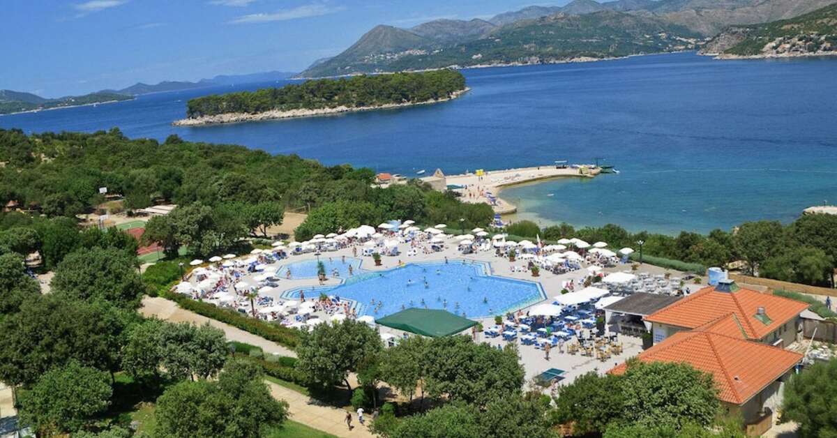 Een foto van het zwembad bij Club Dubrovnik Sunny Hotel