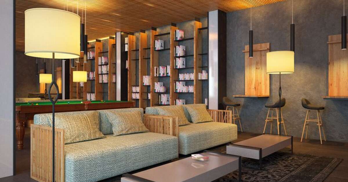 Een foto van het interieur van Pedras Do Mar Resort