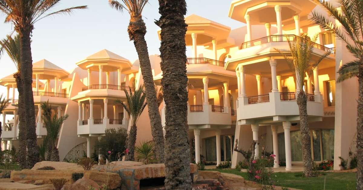Ein Foto von der Außenansicht des Hasdrubal Prestige Thalassa & Spa Djerba
