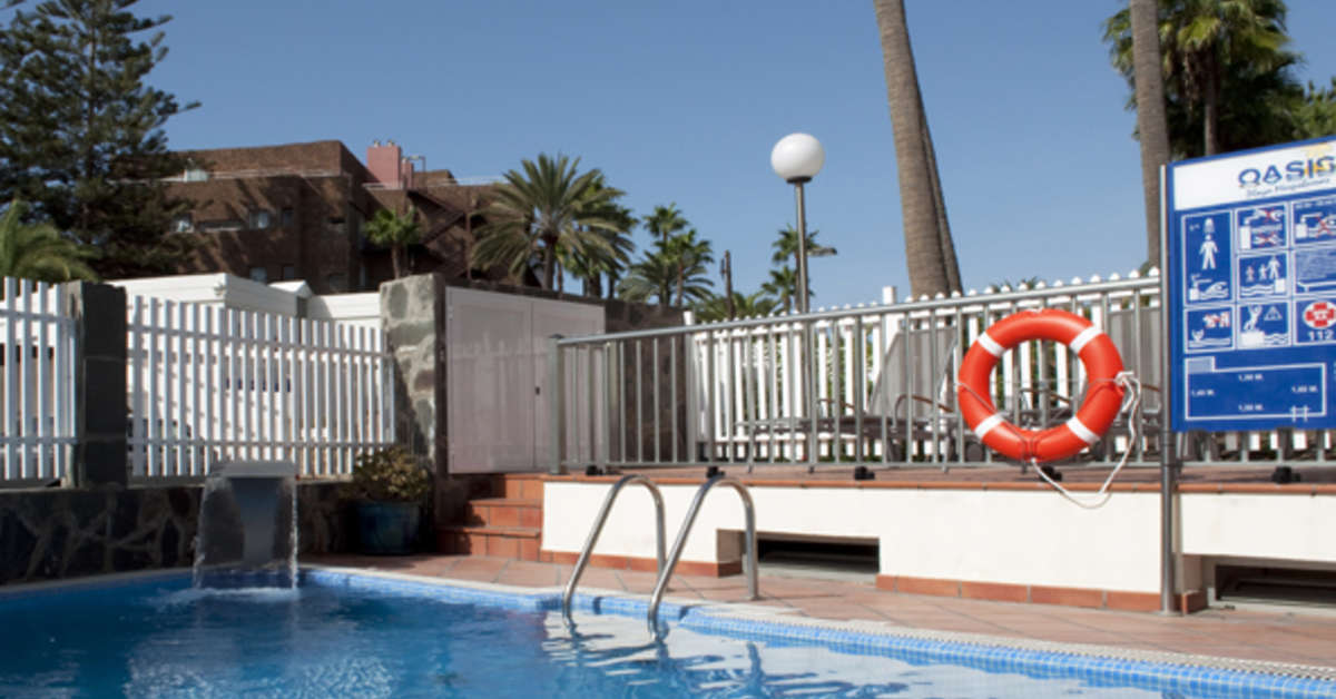 Een foto van het zwembad bij Appartementen Oasis Maspalomas