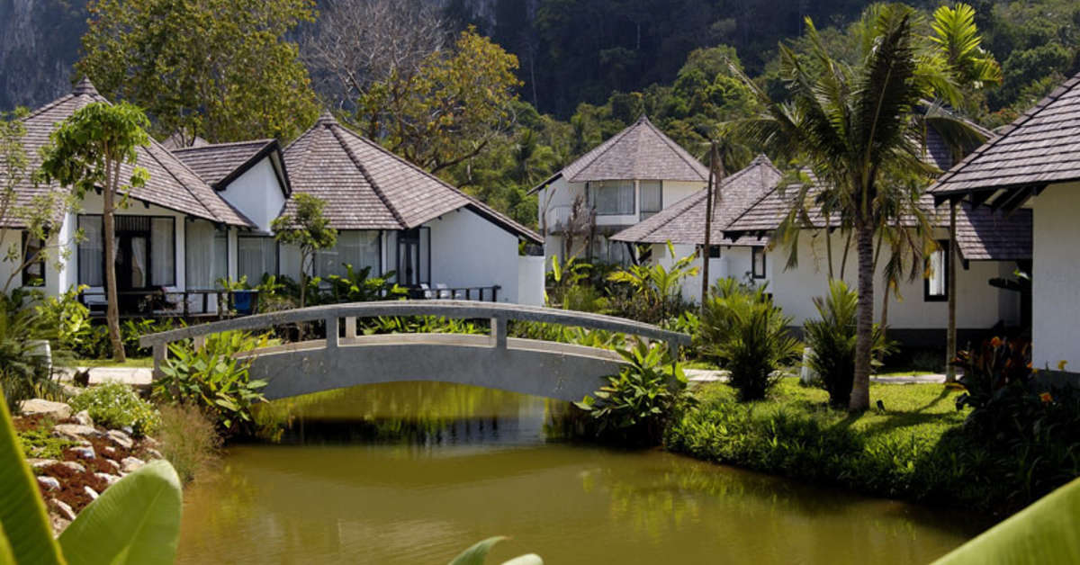 Een foto van de buitenkant van Hotel Peace Laguna Resort