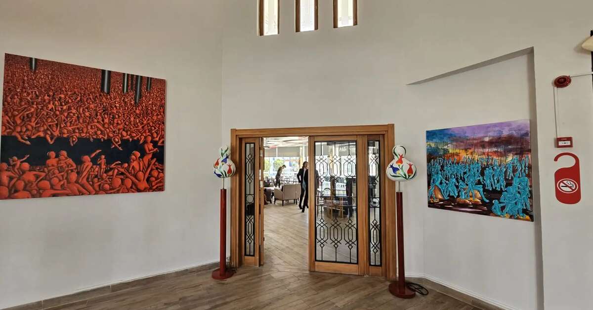 Een foto van het interieur van Serpina Hotel
