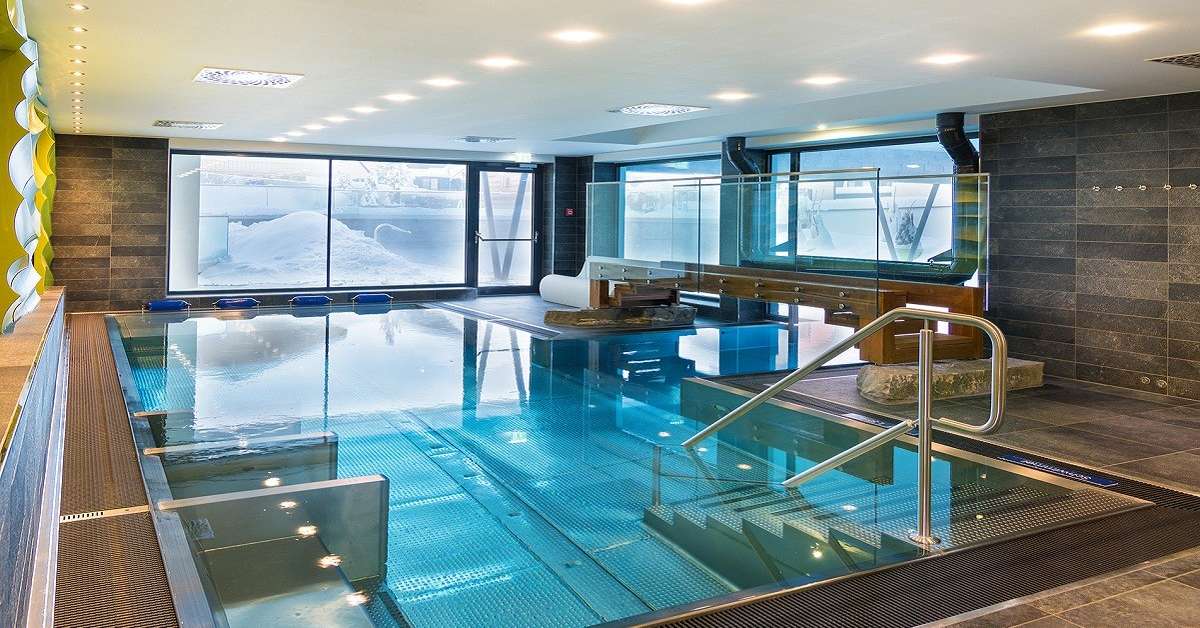Een foto van het zwembad bij Alpinresort Sport & Spa