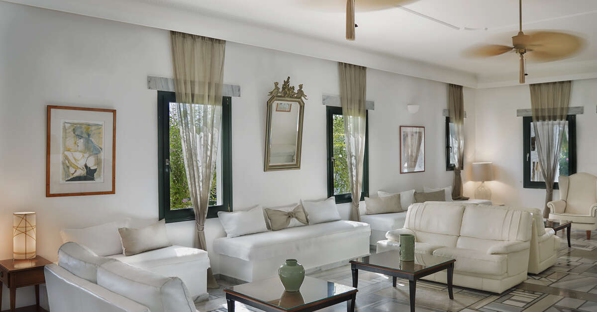 Een foto van het interieur van Yria Boutique Hotel & Spa