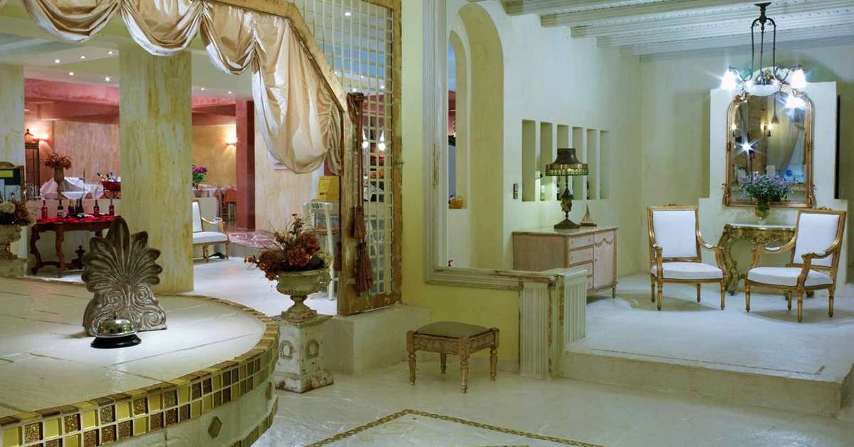 Ein Foto vom Innenbereich im Orpheas Resort