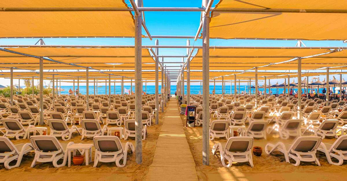 Een foto van het strand bij Dream World Aqua