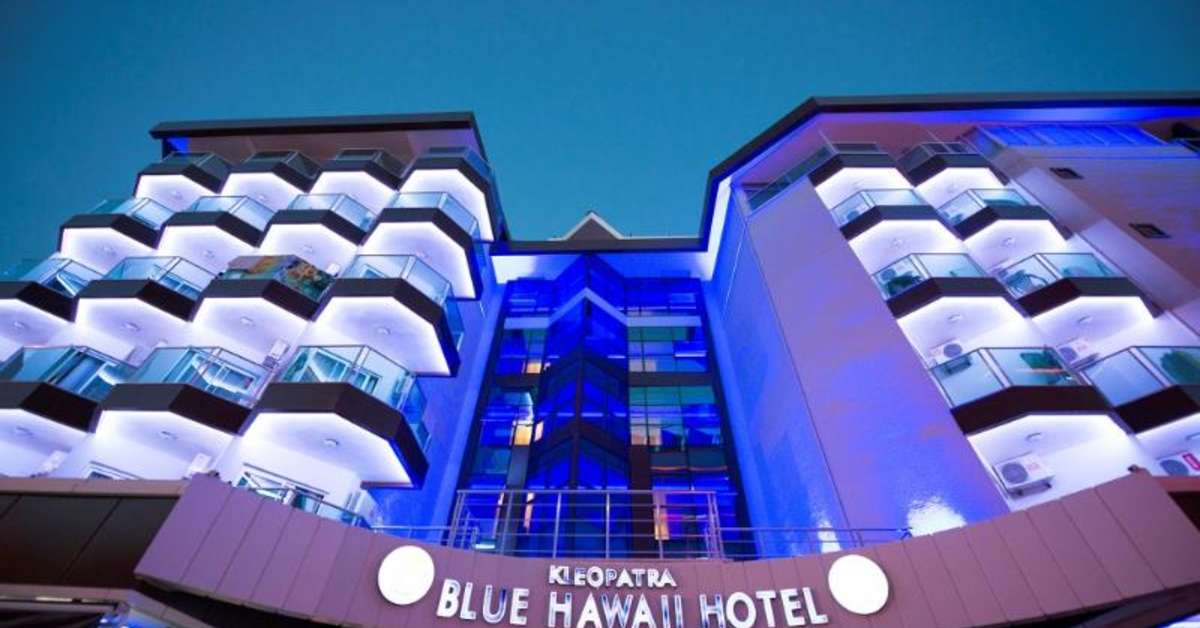 Een foto van de buitenkant van Kleopatra Blue Hawaii