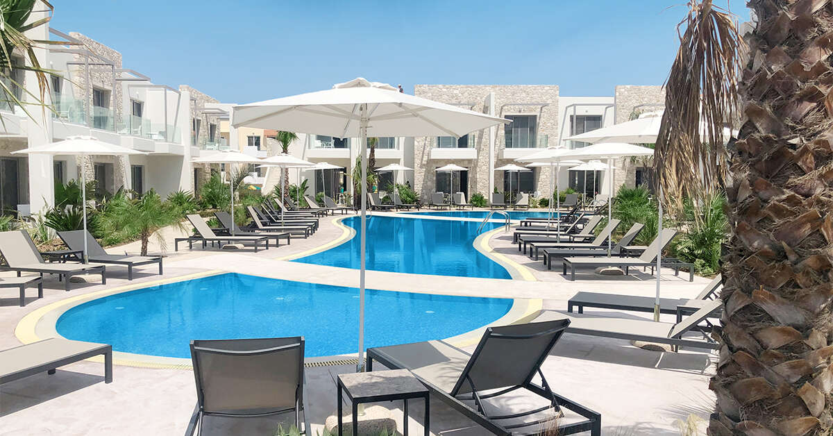Een foto van het zwembad bij Oneiro Boutique Hotel