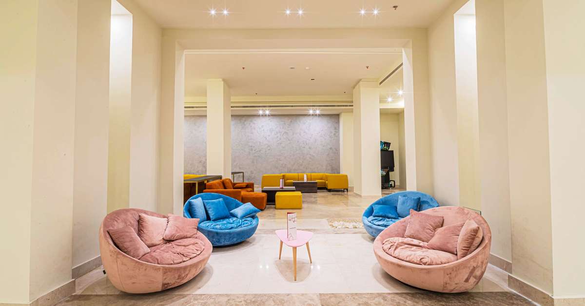Een foto van het interieur van Amarina Abu Soma Resort & Aquapark