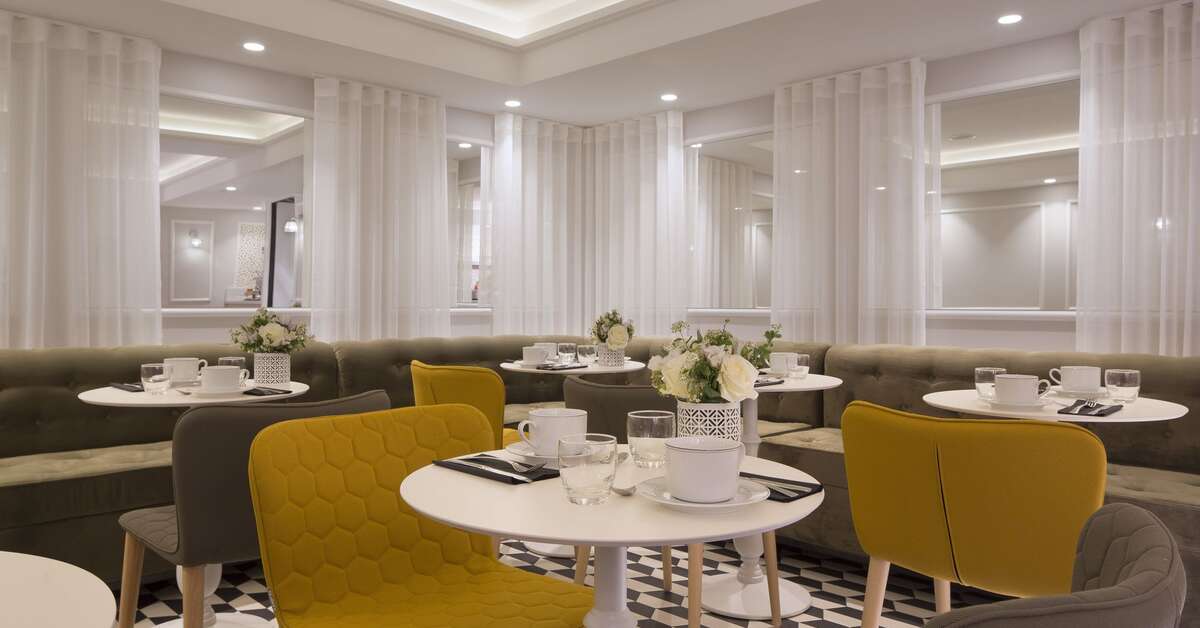Ein Foto von den Einrichtungen im Hotel Pastel Paris