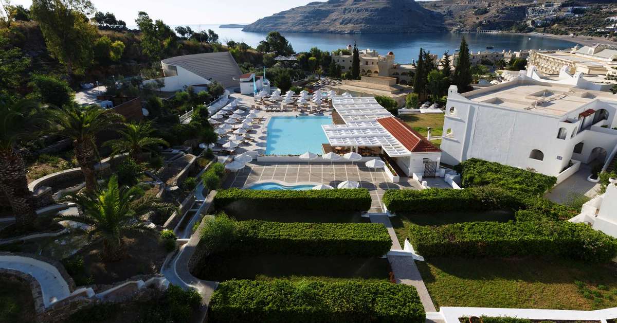Een foto van het zwembad bij Lindos Village Resort & Spa