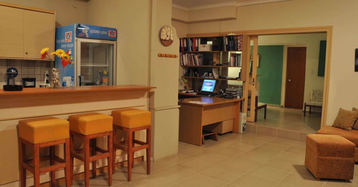 Een foto van het interieur van Ionian Paradise Appartementen