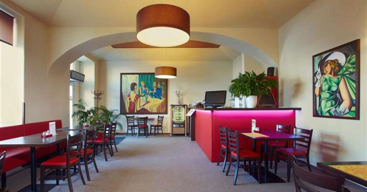 Een foto van de faciliteiten bij Hotel Merkur