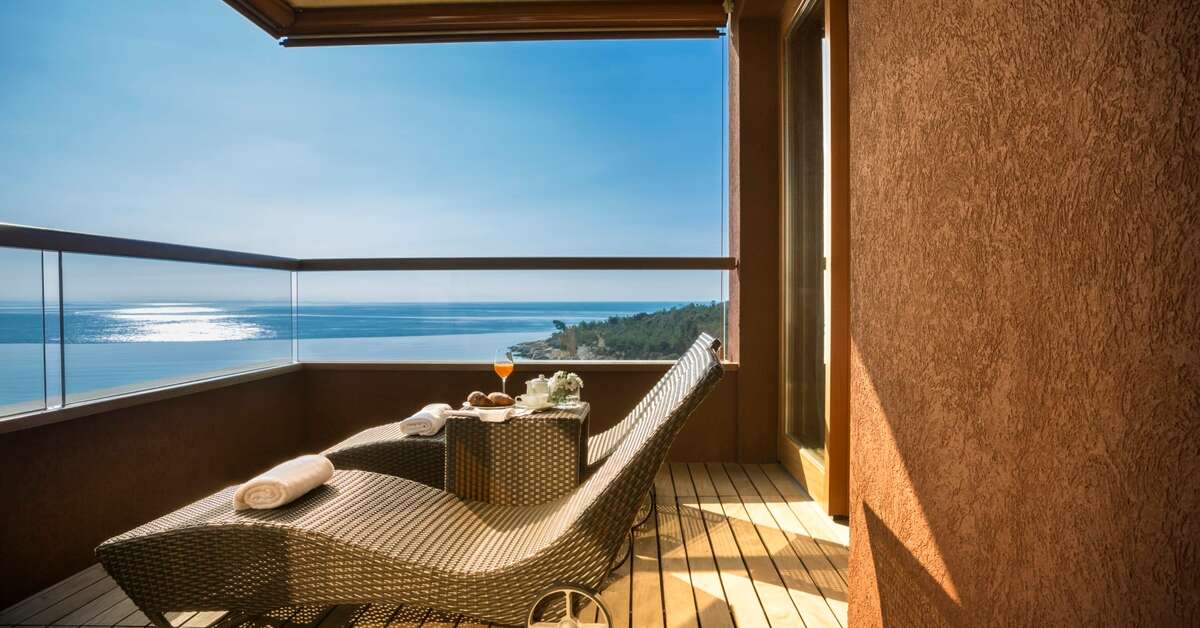 Ein Foto von den Einrichtungen im Maistra Select All Suite Island Hotel Istra