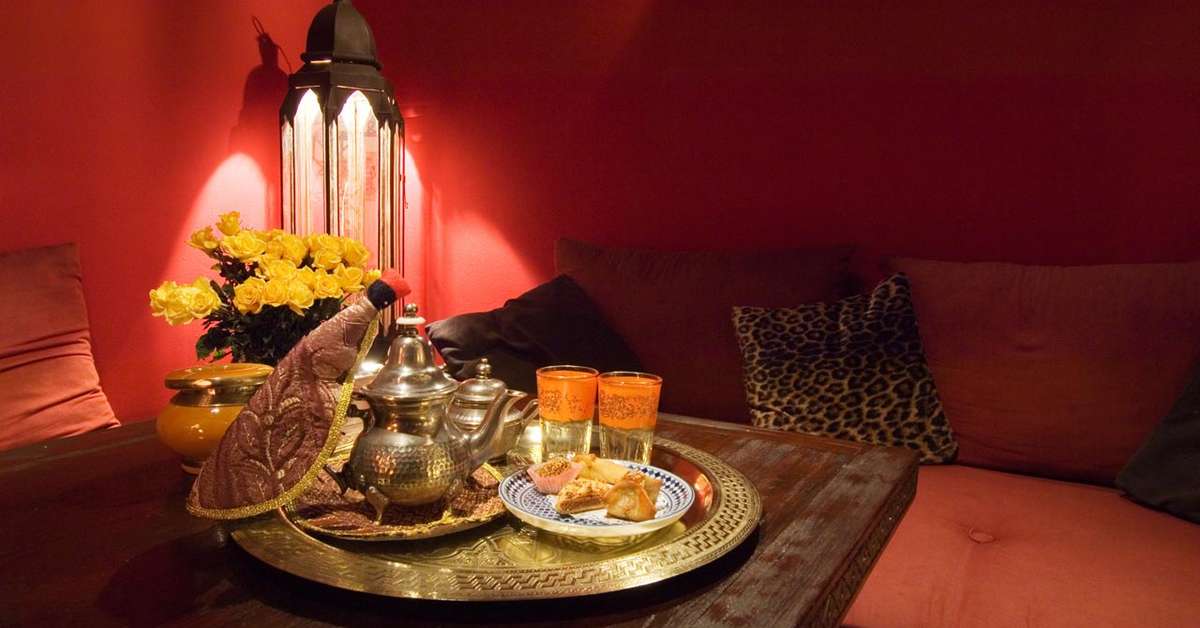 Ein Foto von den Einrichtungen im Riad Les Oliviers