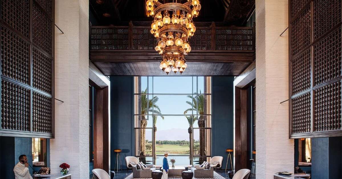 Een foto van het interieur van Royal Palm Marrakech