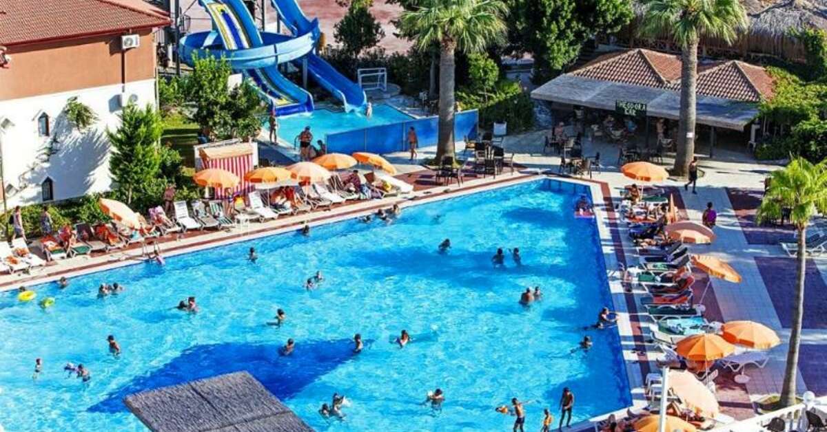 Ein Foto vom Pool im Justiniano Club Alanya