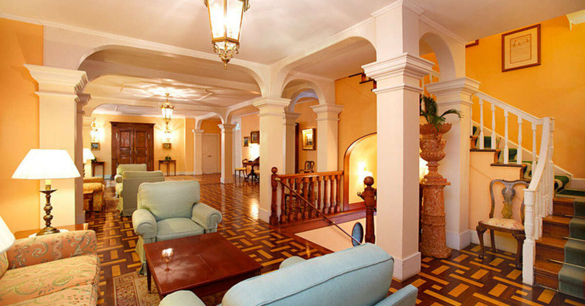 Een foto van het interieur van Quinta Jardins do Lago