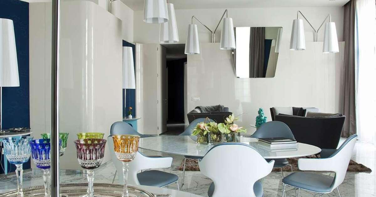 Een foto van het interieur van JR Hotels Bari Grande Albergo delle Nazioni