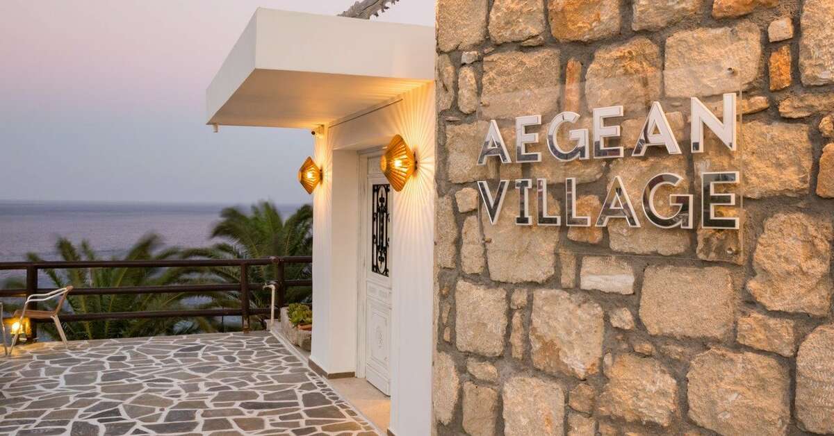 Een foto van de buitenkant van Aegean Village