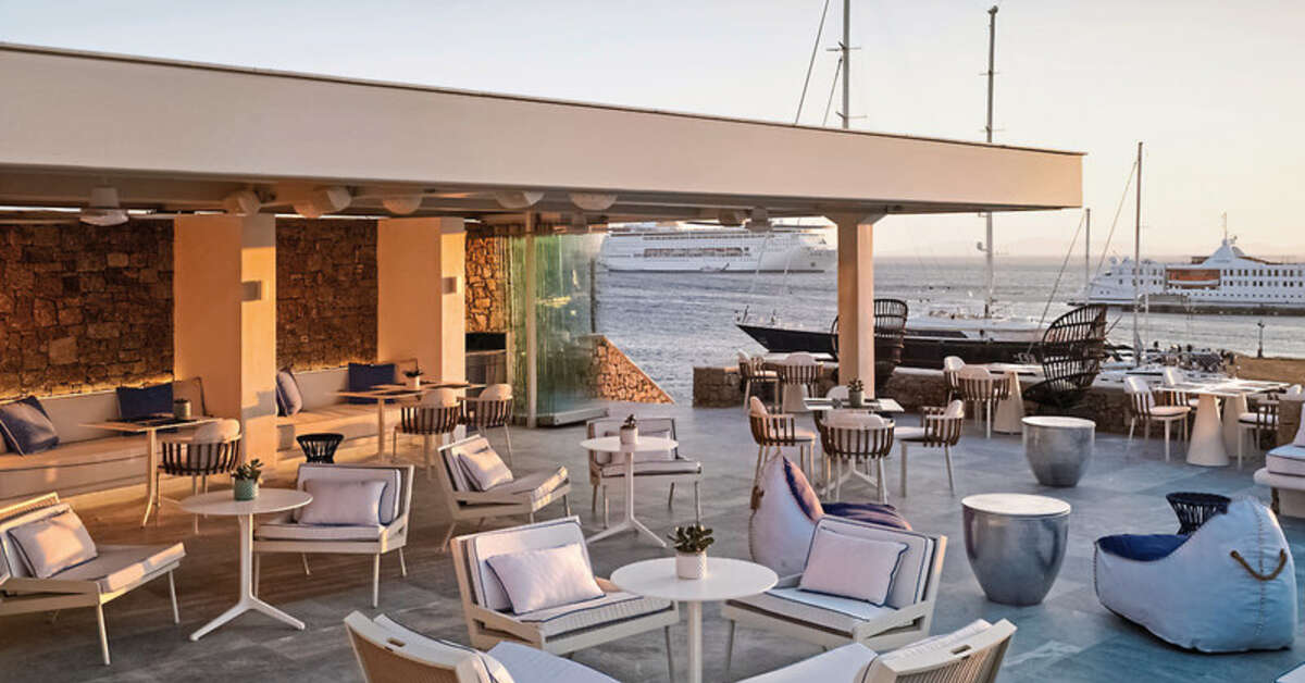 Een foto van de faciliteiten bij Mykonos Riviera Hotel & Spa