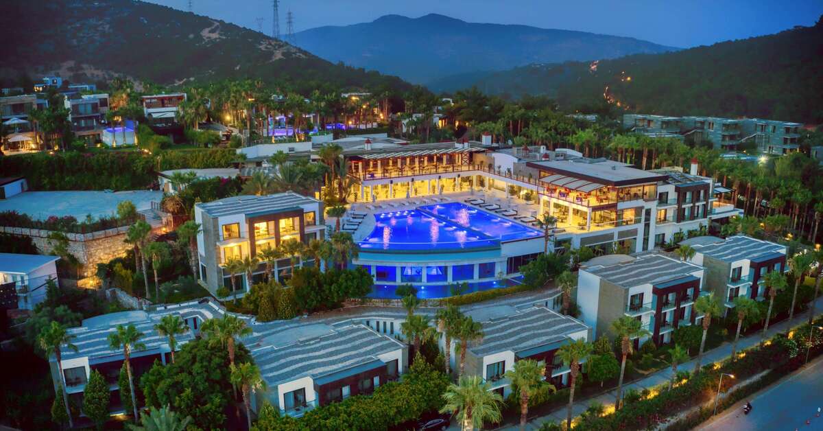 Een foto van het zwembad bij Hillstone Bodrum Hotel & Spa