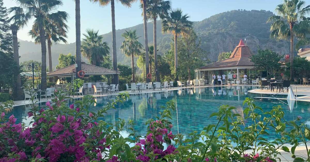 Een foto van het zwembad bij Dalyan Resort Hotel