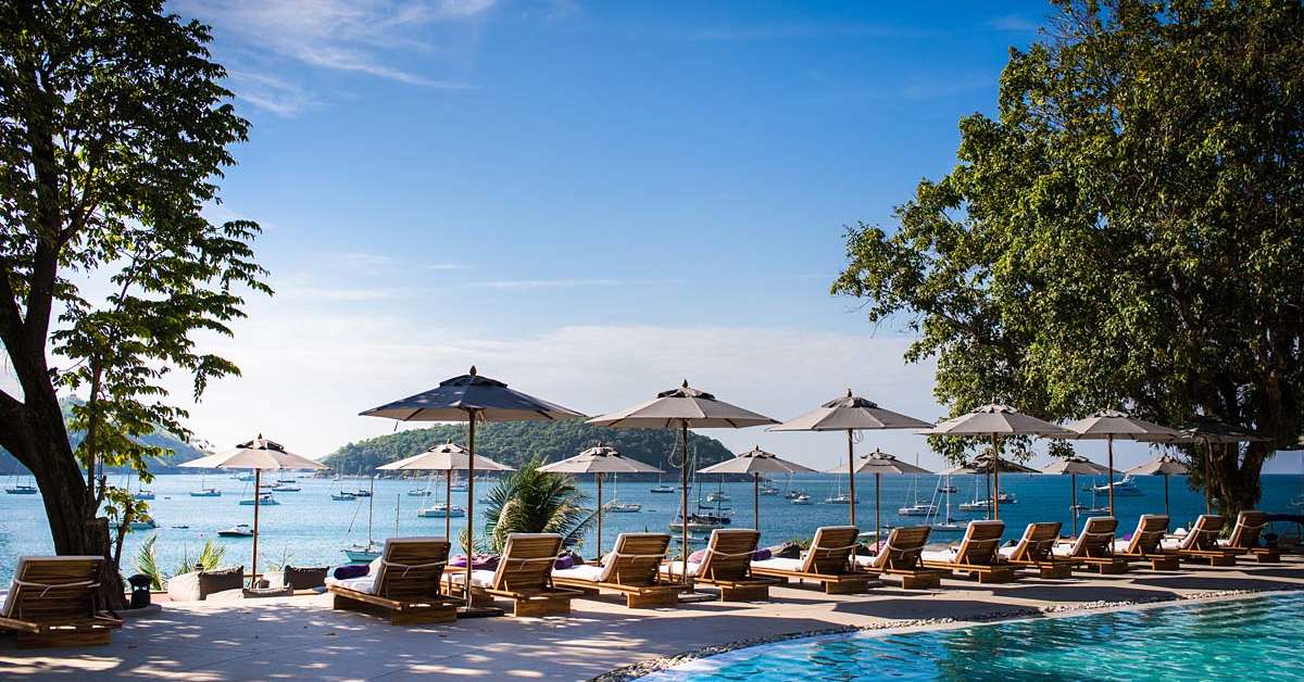 Een foto van de faciliteiten bij The Nai Harn Phuket