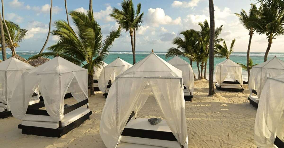 Een foto van het strand bij Ocean Blue & Sand