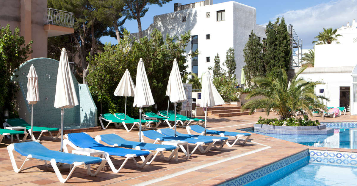 Ein Foto vom Pool im Mar Hotels Paguera & Spa