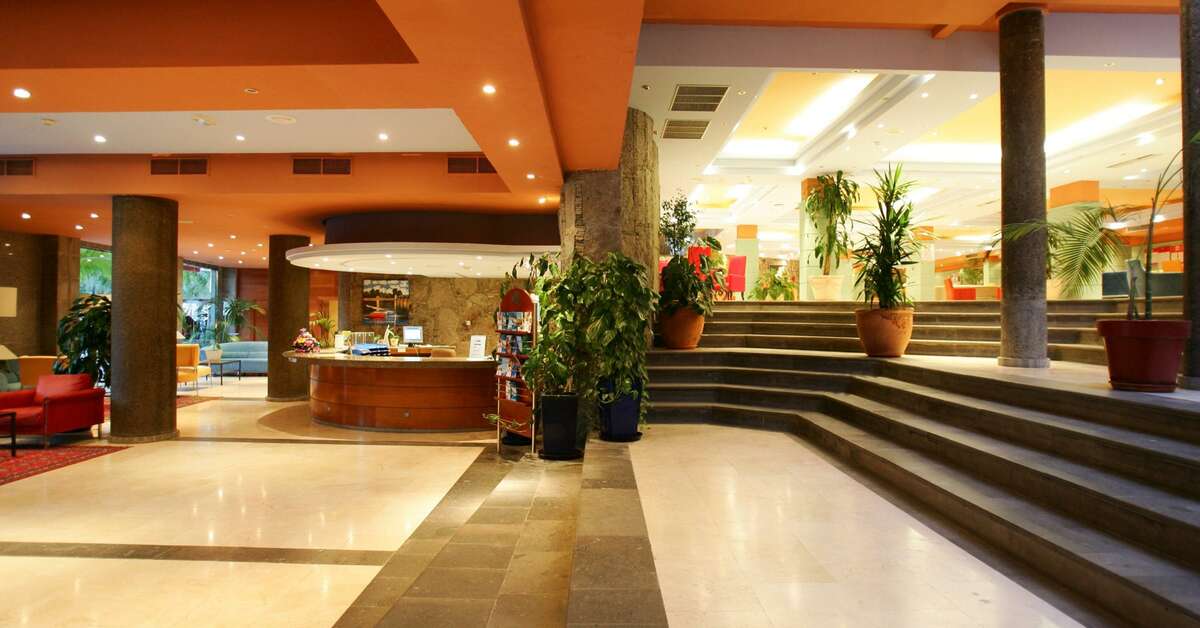 Een foto van het interieur van Hotel Livvo Lago Taurito