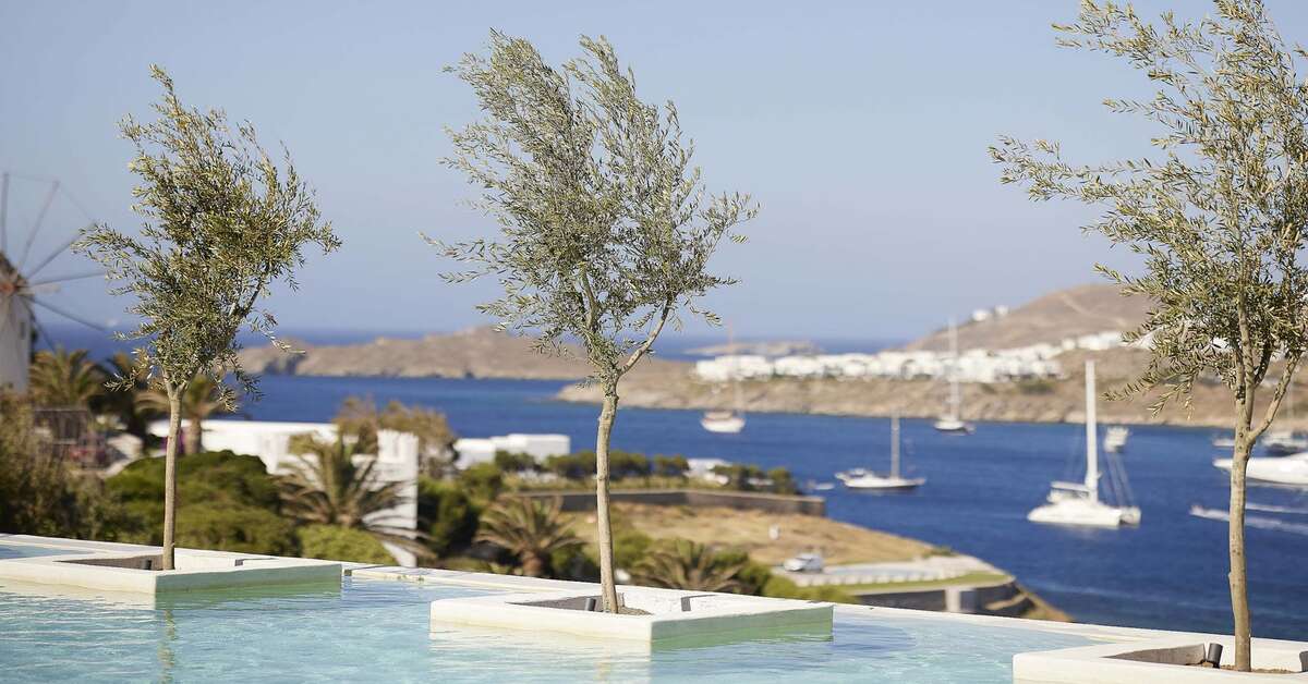 Een foto van het zwembad bij Once in Mykonos