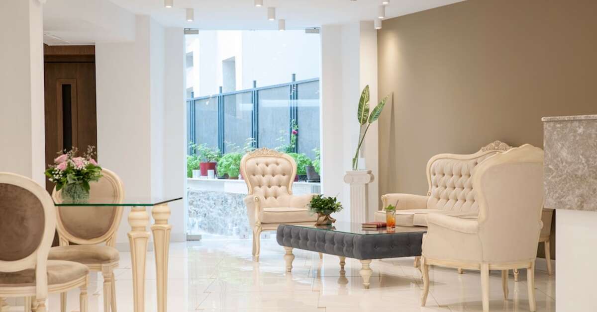 Een foto van het interieur van Acropolian Spirit Boutique Hotel