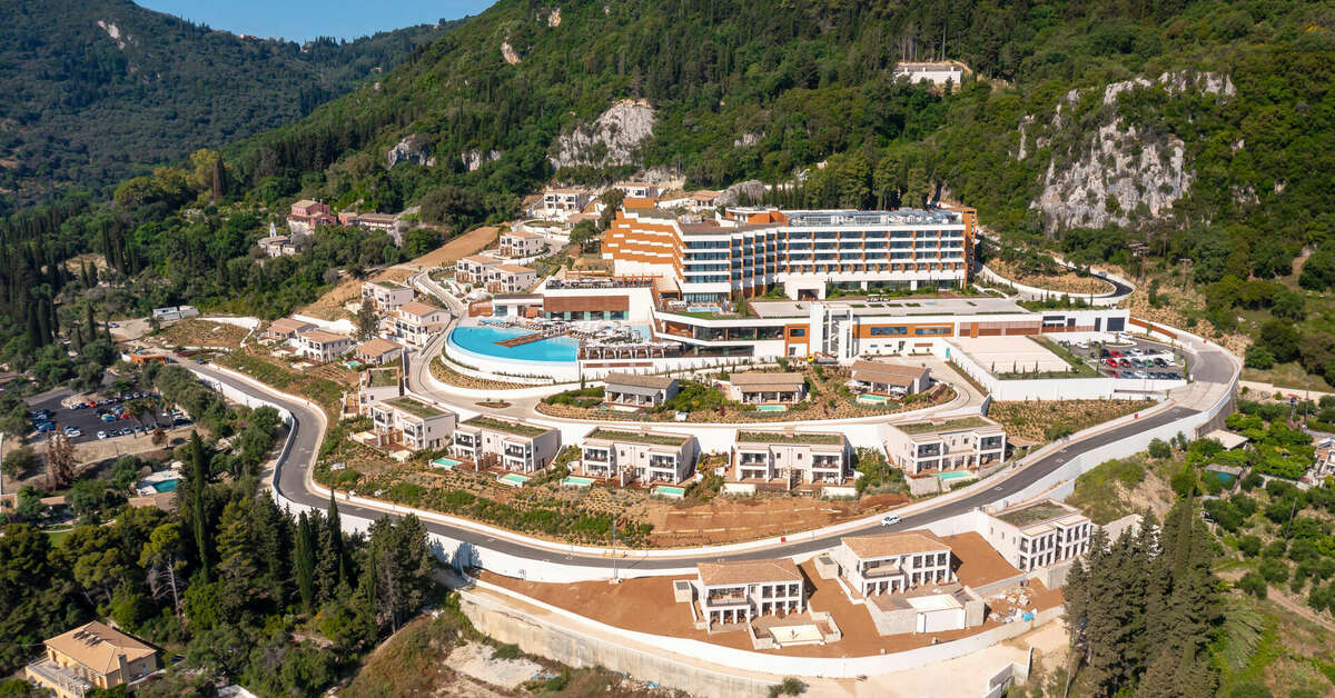 Een foto van de buitenkant van Angsana Corfu Resort & Spa