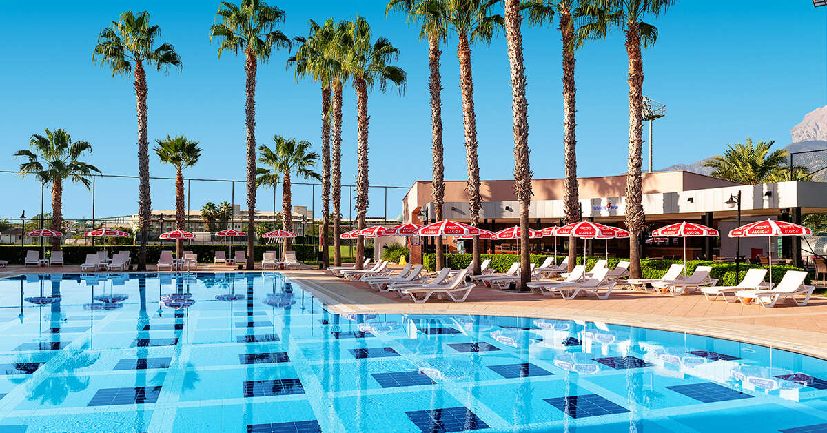 Een foto van het zwembad bij Viking Park Hotel & Spa
