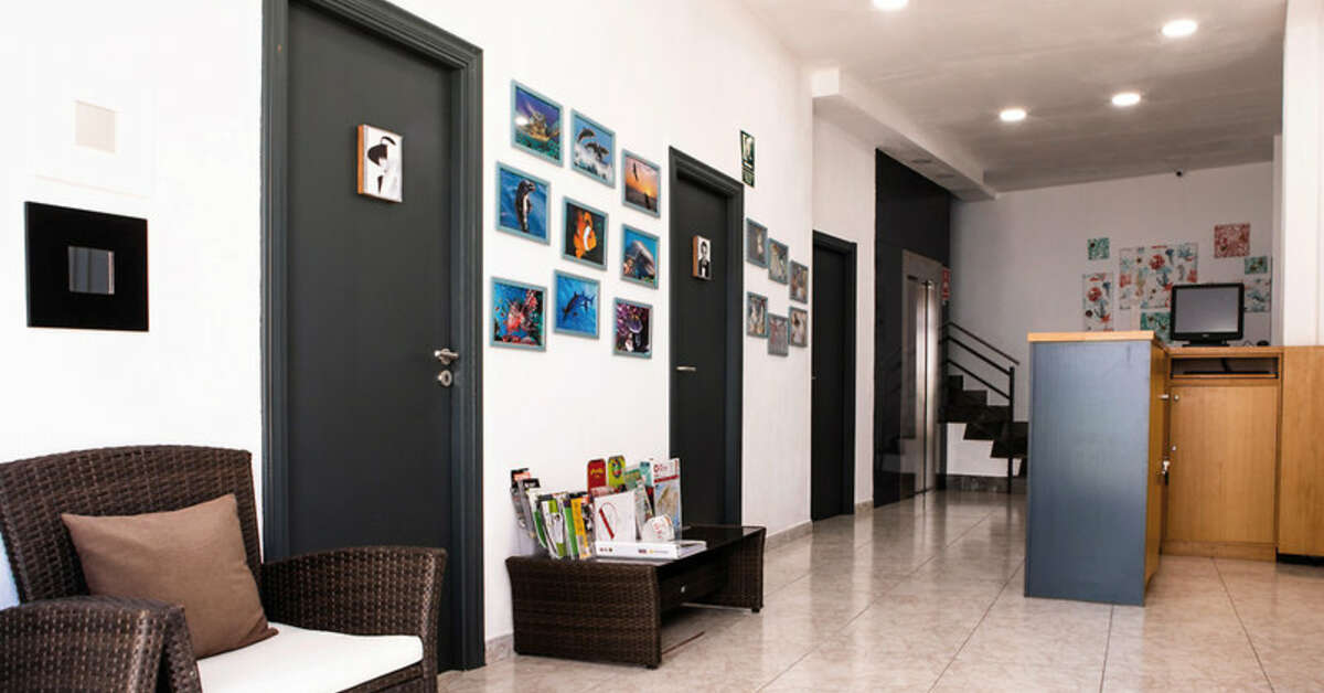 Een foto van het interieur van Hotel Villa Cati
