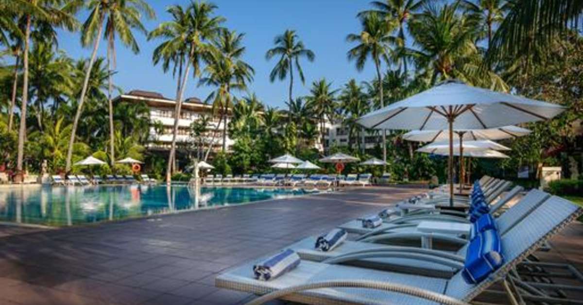 Een foto van het zwembad bij Prama Sanur Beach Bali