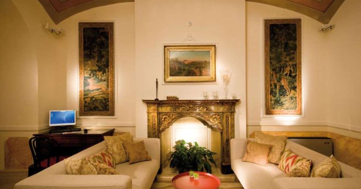Een foto van het interieur van Hotel Canada