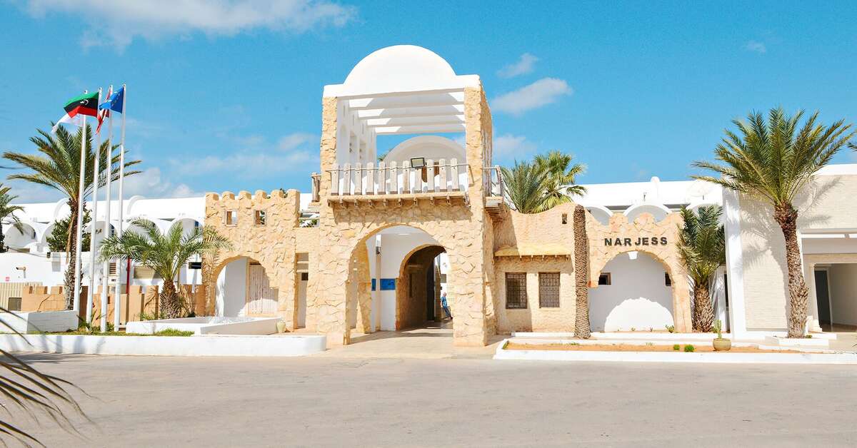 Een foto van de buitenkant van Dar Djerba Narjess