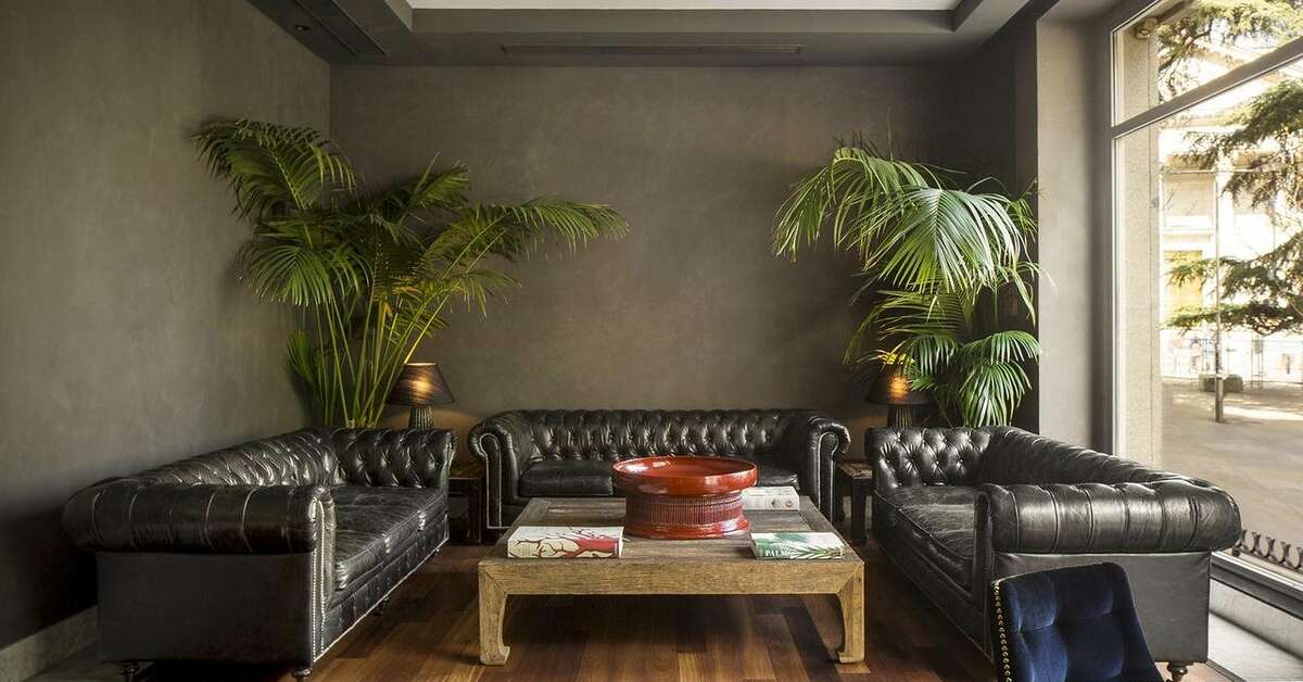 Een foto van het interieur van Hotel Villa Real