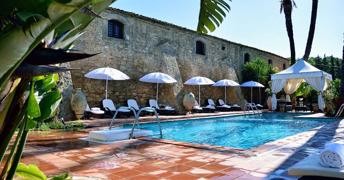 Ein Foto von einer Übersicht des Agriturismo Vecchia Masseria