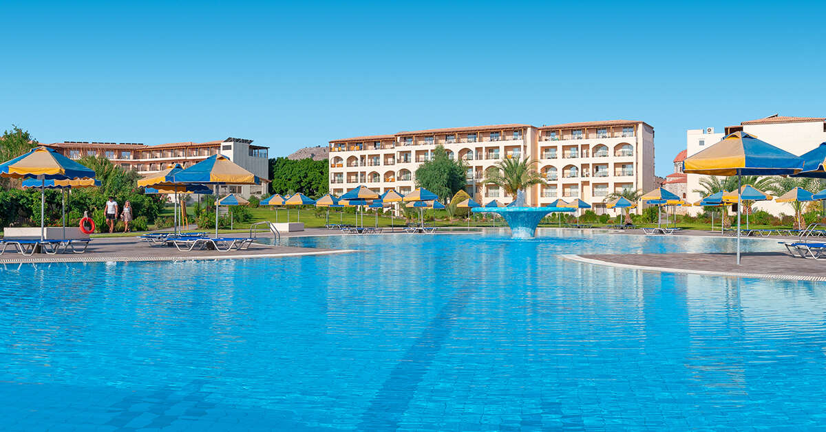 Een foto van het zwembad bij Myrina Beach Hotel