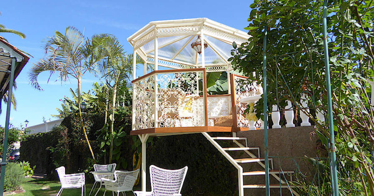 Ein Foto von der Terrasse im Villa Rosalva