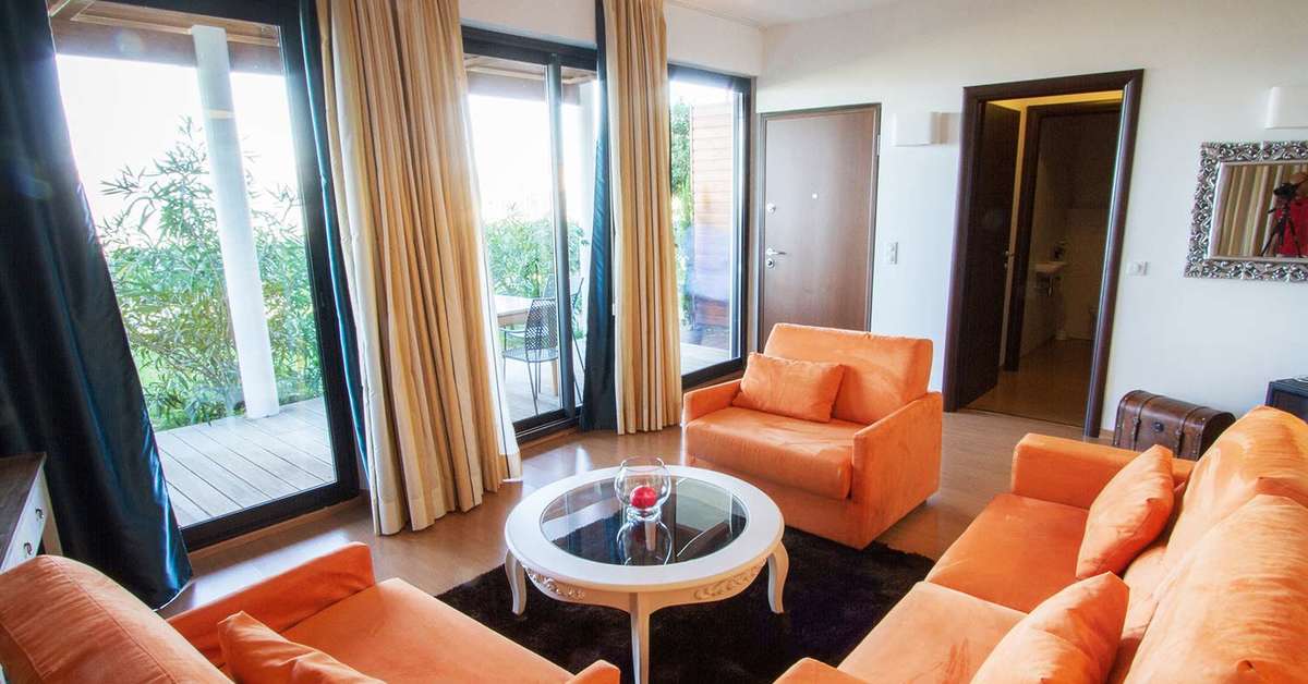 Een foto van het interieur van Hotel San Damianu