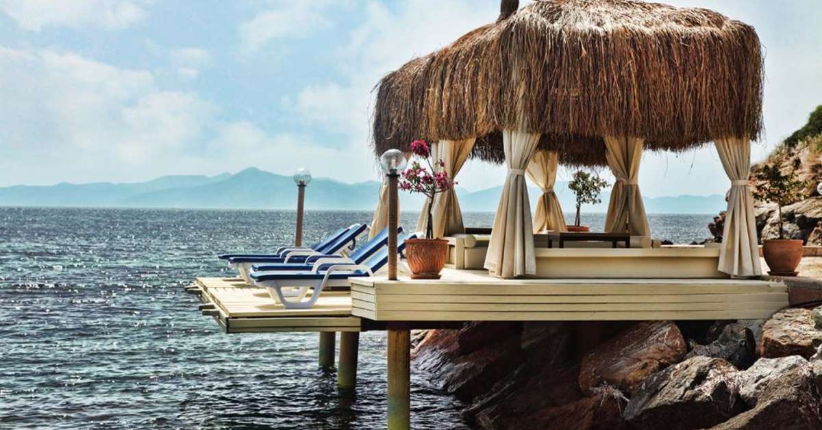 Een foto van het strand bij Yasmin Bodrum Resort