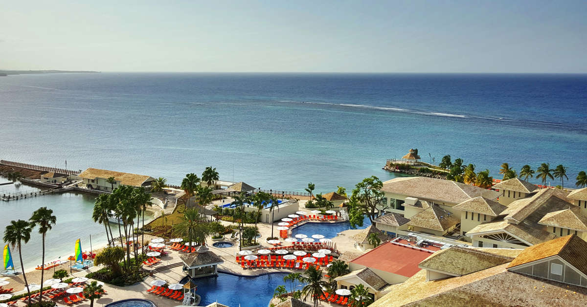 Een foto van de buitenkant van Moon Palace Jamaica